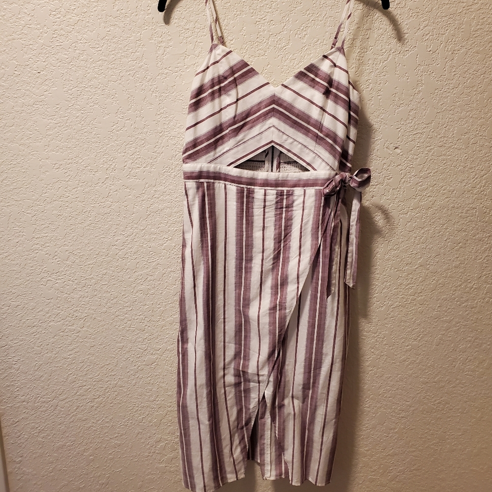 Express striped cotton summer dress